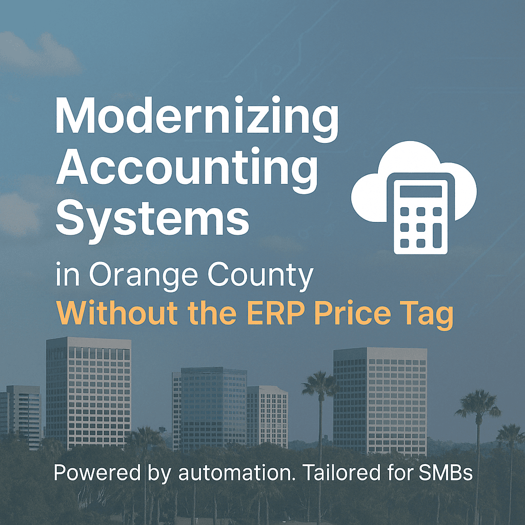 ERP Transition Services in Orange County
